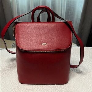 DKNY Cherry Red Women's Backpack